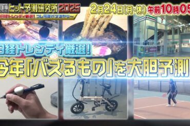 【番宣】必見！ヒット予測研究所2025～日経トレンディ厳選！コレ今年バズるヤツ～＜15秒Ver.＞