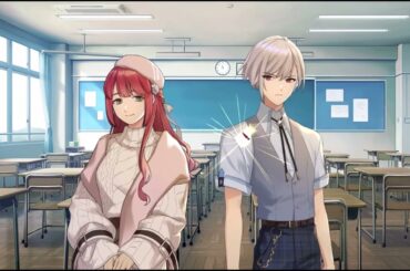 七瀬茉莉亜(cv 相羽あいな) と 大寝屋周一 (cv 神谷浩史)