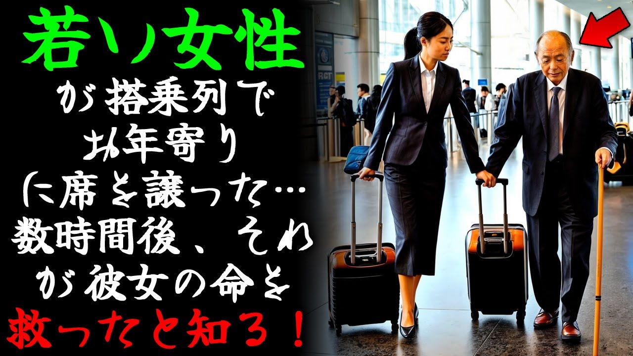 若い女性が搭乗列でお年寄りに席を譲った…数時間後、それが彼女の命を救ったと知る!  – 驚くべき物語 若い女性が搭乗列でお年寄りに席を譲った…数時間後、それが彼女の命を救ったと知る!  - 驚くべき物語