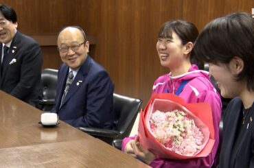 「日本一をもう一度取る」女子バスケ・シャンソンVマジック 新設カップ戦の優勝を報告＝静岡新聞SBS