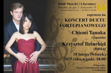 Koncert duetu fortepianowego Chiemi Tanaka, Krzysztof Dziurbiel