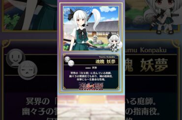 【不思議の幻想郷 -FORESIGHT-】魂魄 妖夢