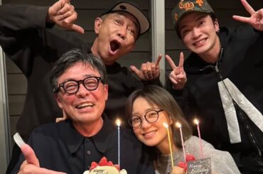 木梨憲武＆Snow Man深澤辰哉＆光石研が奈緒を祝福！ドラマ『春になったら』メンバー集合に「み～んな素敵な笑顔」「このメンバー大好き」の声