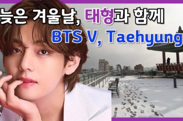 BTS V, 늦 겨울 태형의 집 산책 / 뷔의 제대가 얼마 남지 않았습니다 / Seoul, KOREA / 4K