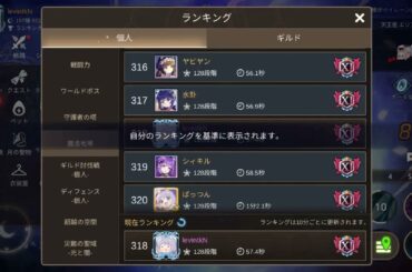 【月ウサギ】ランキング　JP1サーバ
