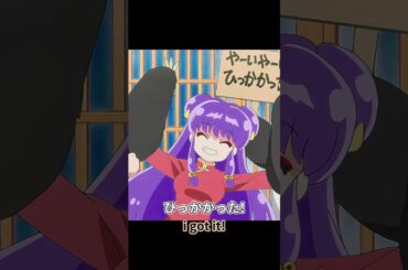 ひっかかった! I got it! #らんま2分の1 #ranma12  Eng Sub #シャンプー#shampoo