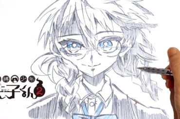 【地縛少年花子くん 2期】シジマさんイラスト簡単描き方