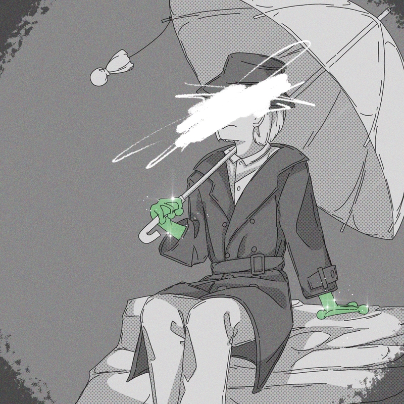 日傘 & 花隈千冬