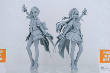 「ホロライブ」より星街すいせいさんとAZKiさんのアイドル衣装フィギュアの原型がグッスマブースに展示！ - HOBBY Watch