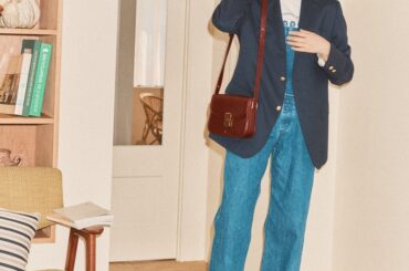 見つけたら買うべき！《A.P.C.》の細みのデニムオーバーオールとレトロなリンガーTシャツ。【FUDGE 4月号連動企画-売り切れ必須の人気もの | DAY 11】 | FUDGE FRIEND | ファッション