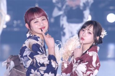 元アンジュルム佐々木莉佳子・元Juice=Juice稲場愛香、ハロプロOGコンビが浴衣姿でペアランウェイ　『KANSAI COLLECTION 2025 S/S』