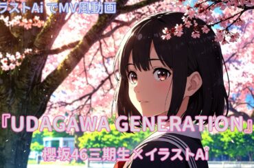 【櫻坂46】UDAGAWA GENERATION×イラストAI