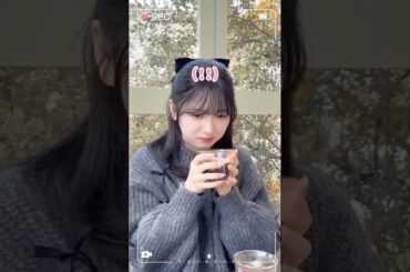 【ミイヒ】再びコーヒーに挑戦するミイヒ🤣#niziu #マコ #マヤ #マユカ #ミイヒ #shorts