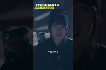 職場の先輩が怖すぎる！🐸 #のん #藤ヶ谷太輔『#幸せカナコの殺し屋生活』はDMM TVにて独占配信中🐰🐌🦦