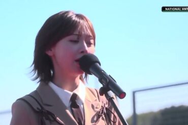 富田鈴花 国歌独唱！スーパーフォーミュラ 3月9日第二戦