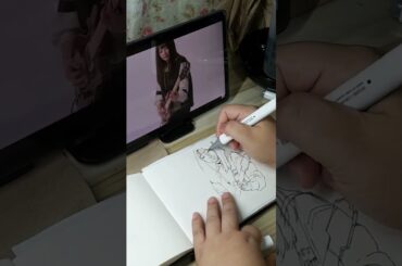 Aoki Hina rough #sketch #drawing