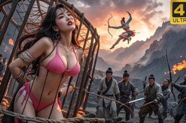 ⚔【2025功夫電影】性感美女被囚禁，功夫美女血戰百萬敵軍救她一命丨Kungfu丨Action丨Donnie丨功夫丨動作#武俠#哪吒#Chinesedrama丨中國電視劇丨许凯丨赵丽颖