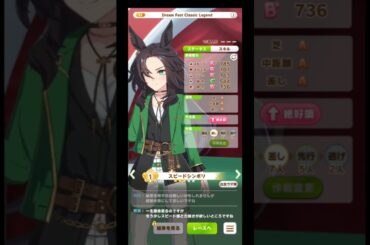 スピードシンボリパドックポーズ　#ウマ娘 #スピードシンボリ #沢城みゆき#shorts