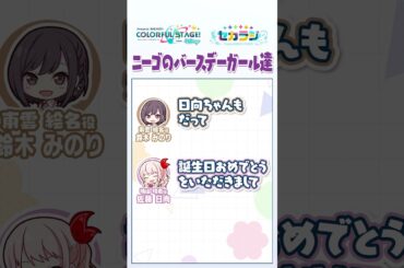 【セカラジ切り抜き】『ニーゴのバースデーガール達』#プロセカ #セカラジ切り抜き #ニーゴ