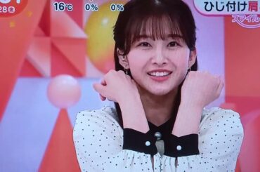 【フジ原田葵アナ✨】井上アナ不在で頑張った‼️最初噛んじゃったけどかわいい