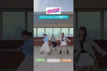 音道楽。TikTok。アンジュルム✕佐藤佳奈アナ🩵🌸#アンジュルム #伊勢鈴蘭 #松本わかな #初恋花冷え