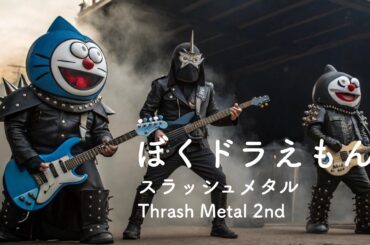 ぼくドラえもん　インスパイヤ　スラッシュメタルを作曲してみた　2nd　＃ヘビメタ　＃アニメ   ＃アニソン　＃オリジナル