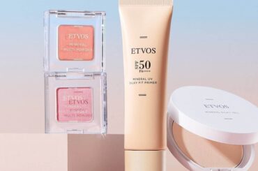エトヴォス25年夏ベースメイク、ヘルシー肌導くUV美容液下地＆“うるさら”プレストパウダー - ファッションプレス