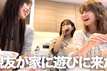 さくみみがお家に遊びにきたから、みんなでアサイボール作り‼️