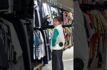 #山本里菜 、はじめてのファンベストにトキメキ💖今年の夏ゴルフで使いたいファンベストはPEARLY GATESのアイテム✨ #セントフォースゴルフクラブ #沖田愛加 #ゴルフウェア #ゴルフコーデ