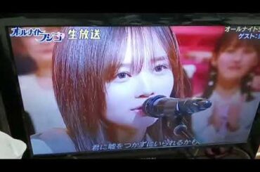 矢作萌夏 フジテレビ オールナイトフジコ生放送出演。    AKB48 乃木坂46 シンガーソングライター 空色ユーティリティギター女子 矢作萌香