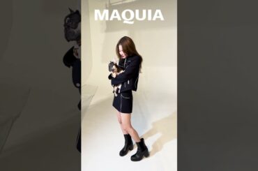 『#山本舞香 のBeauty Script』大好評🎉 今回は特別に、今月のまいか＆わんこの動画をお届け！ 記事の詳細は「マキアオンライン 山本舞香」で検索👩🏻‍💻🔎