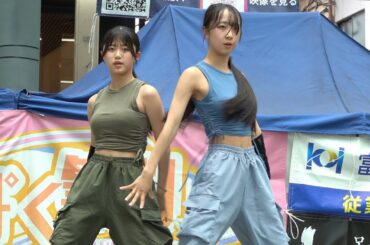 【Sub📷】美人2人組ユニットによる息の合ったダンスパフォーマンス【Fes③ ③】--Very cute girl's dance performance