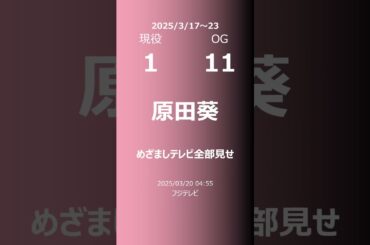 【今週の櫻坂】現役・OG 2025/03/17～23 #shorts #櫻坂46 【番組出演】