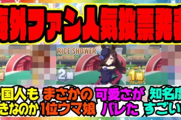 『海外ファンのウマ娘人気投票2025結果が発表！！』に対するみんなの反応集 まとめ ウマ娘プリティーダービー レイミン