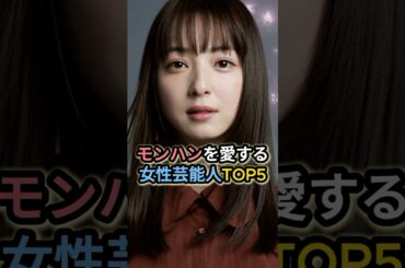 モンハンを愛する女性芸能人TOP5 #佐々木希 #中川翔子 #波瑠