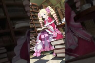 {ベアトリス💜CV新井里美💜}#リゼロ #ベアトリス #新井里美 #鈴木このみ #mad