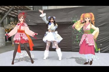 【MMD】空野青空・あみたん娘　たかおかアイドルステーション