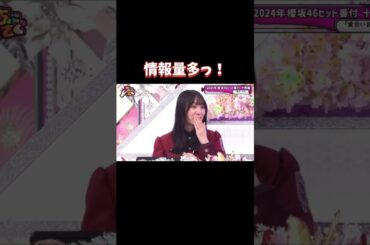 【櫻坂46】情報量多っ！ #櫻坂46 #ちょこさく #増本綺良 #森田ひかる #武元唯衣