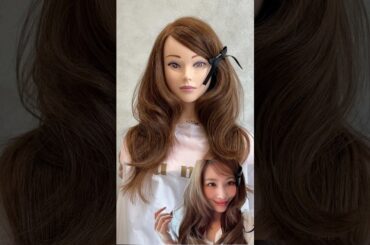 完コピ‼️【TWICEサナ風】フォワード巻き #twice #kpop #レイヤーカット #ヘアアレンジ #美容師 #韓国ヘア #sana #原宿 #美容