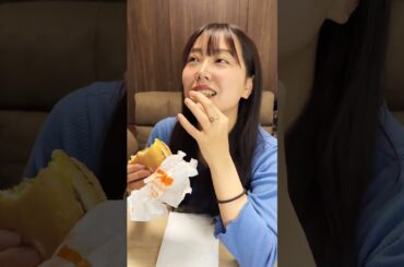 元NMB48 白間美瑠 ビッグマックを正しく食べる  #マクドナルド #マクド #マック #ASMR