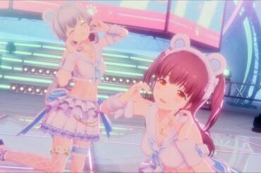 【アイプラ】しろくま水着女子参戦！『shiny shiny』鈴村優×天動瑠依【アイドリープライド】