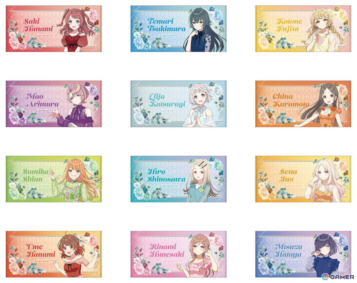 「学園アイドルマスター」の1周年フェアがアニメイトで開催！アイドル候補生全員がドレスを身にまとった描きおろしイラストで登場の画像