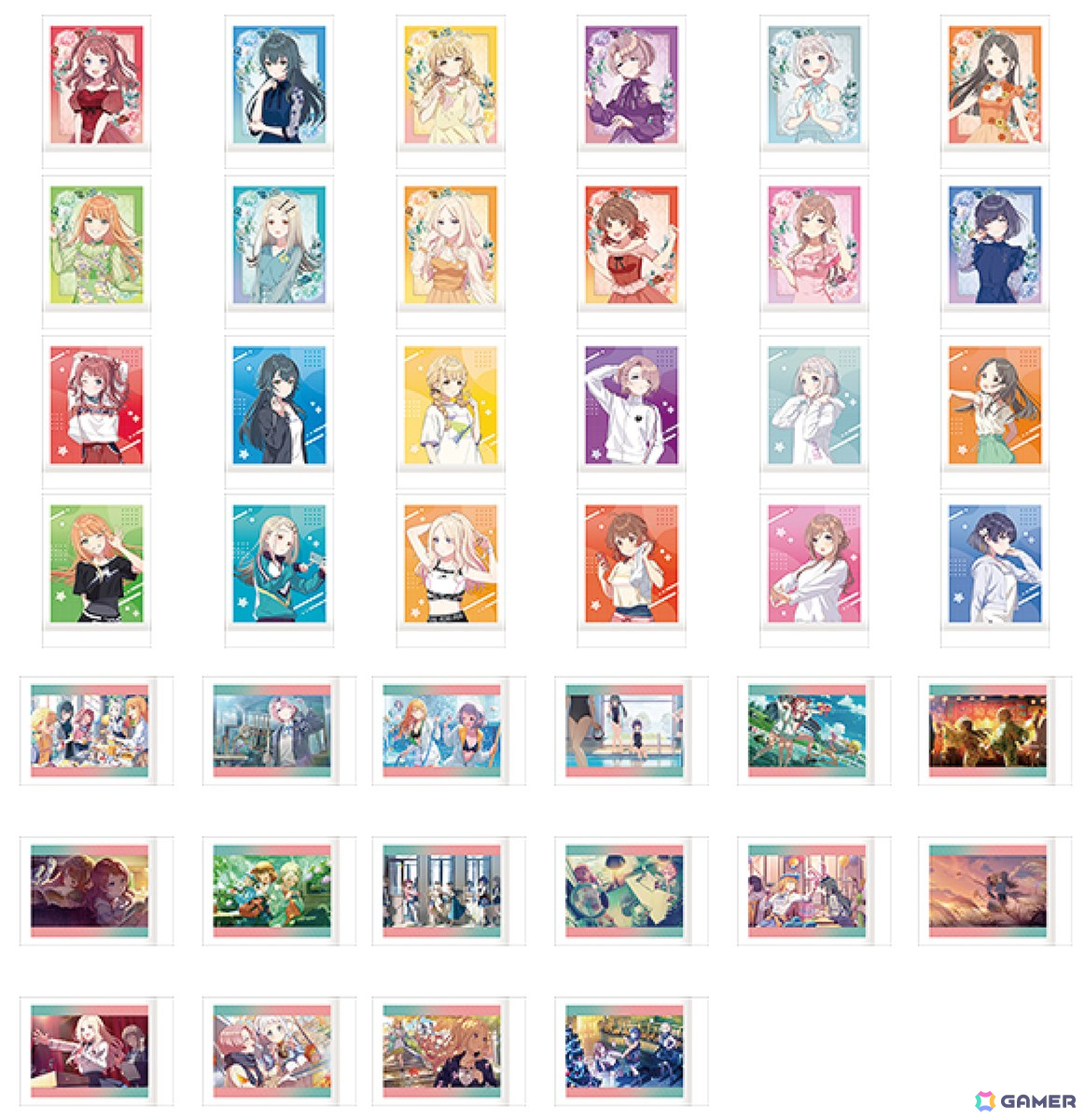 「学園アイドルマスター」の1周年フェアがアニメイトで開催！アイドル候補生全員がドレスを身にまとった描きおろしイラストで登場の画像