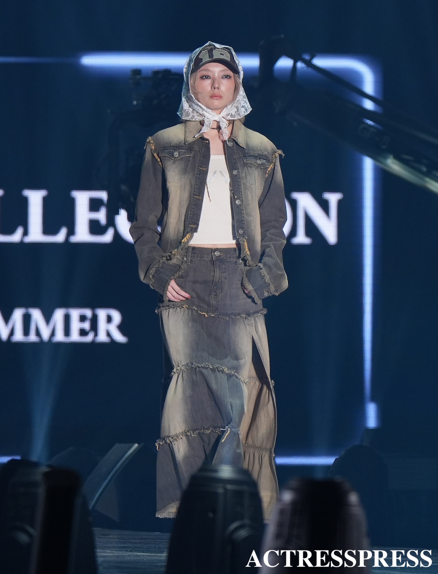 藤吉夏鈴（櫻坂46）2025年3月1日、国立代々木競技場 第一体育館にて開催の「マイナビ 東京ガールズコレクション 2025SS」にて。撮影：ACTRESS PRESS編集部 (Photographer: SHUN)