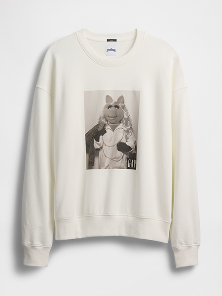 カジュアルファッションブランド「Gap（ギャップ）」The Disney Muppets Collectionの「クルーネックスウェット」