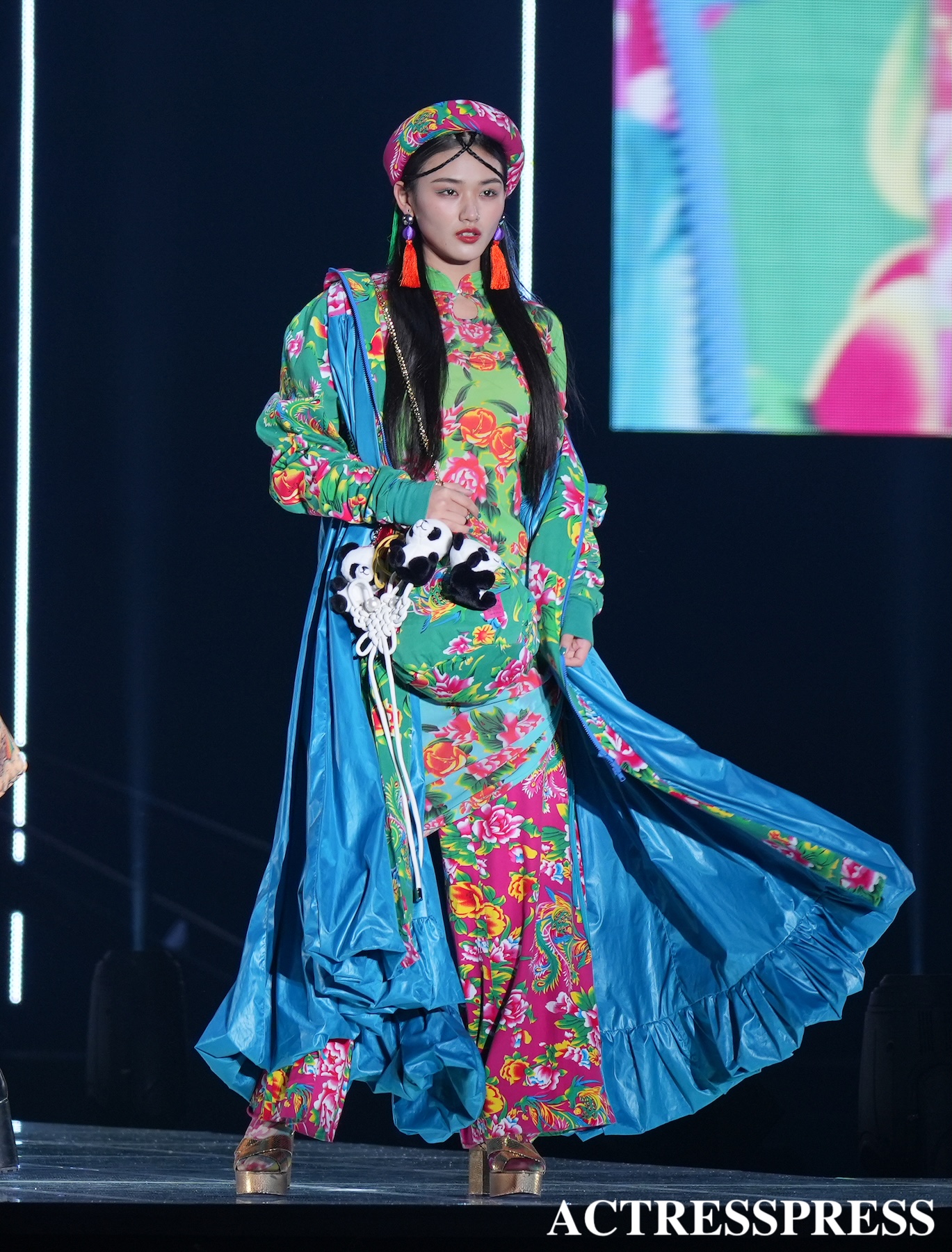 山﨑天（櫻坂46）2025年3月1日、国立代々木競技場 第一体育館にて開催の「マイナビ 東京ガールズコレクション 2025SS」にて。(C) 撮影：ACTRESS PRESS編集部 (Photographer: SHUN)