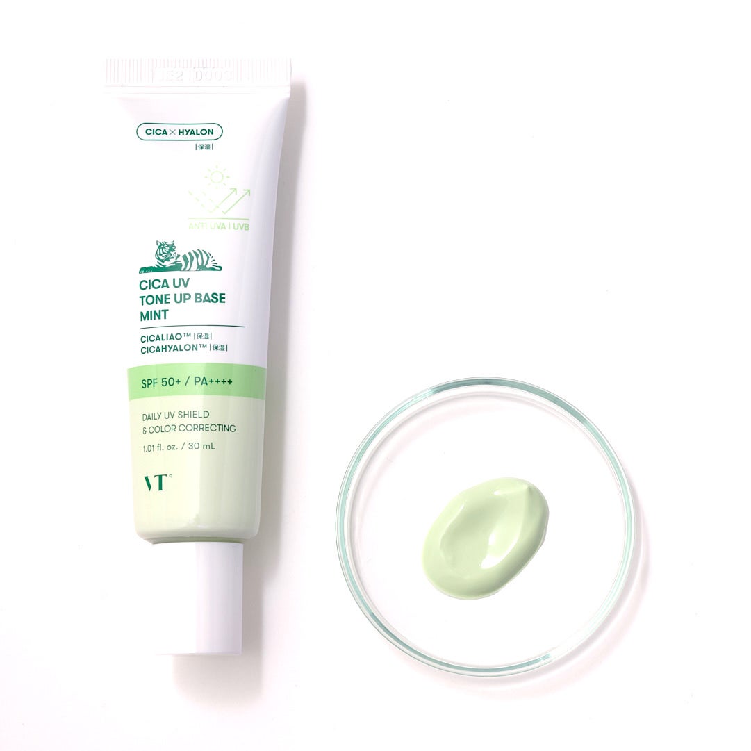 VT CICA UVトーンアップベース ミント　テスターと本体