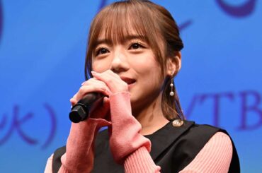 トークイベントに登壇した齊藤京子【写真：ENCOUNT編集部】