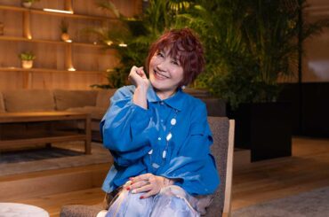 インタビューに応じた松本梨香【写真：増田美咲】