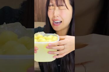 元NMB48 白間美瑠🐵🎀アイスの実アレンジ！美味しすぎた☺️ #アレンジ #アイスの実 #宅飲み #ASMR